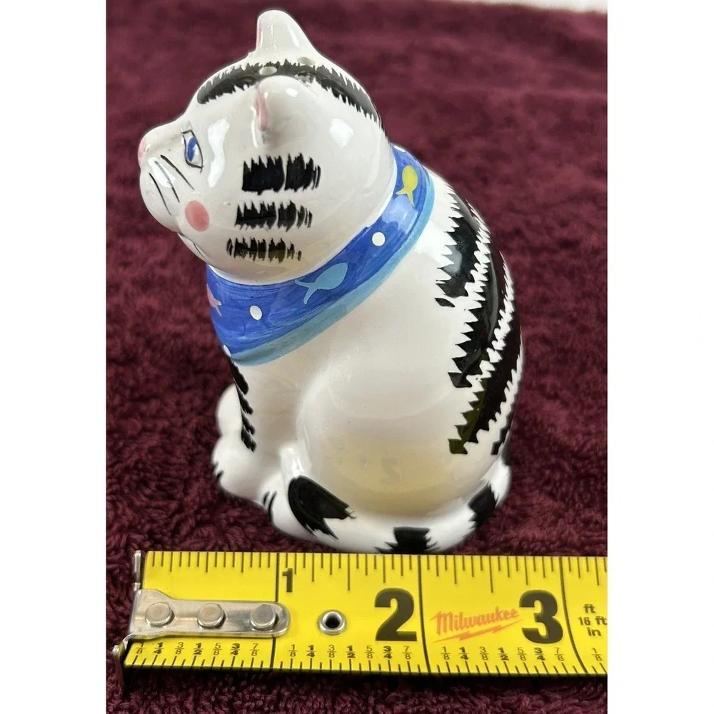 Coco Dowley Kitty Cat Novelty Salt & Pepper Shakers Certified International EUC
